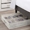 Simplify 12 Pair Boho Print Under the Bed Shoe Storage Bag in Grey 30110-GREY - alternate 4